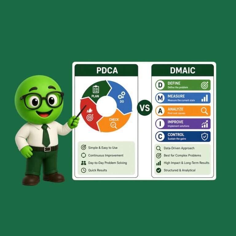PDCA vs DMAIC